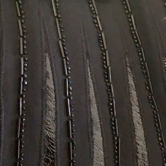 TORY BURCH EMBEZZLISH BLACK SILK BLOUSE SZ… - Picture 9 of 9